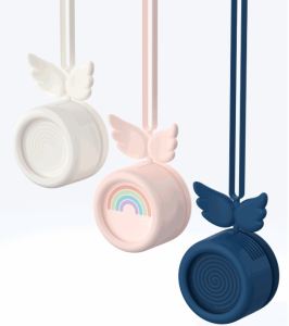 Xiaomi พัดลมไร้ใบพัด3Lifeพัดลมแวร์เอเบิลแบบพกพาชาร์จด้วย Usb เสียงเงียบพิเศษพกพาได้ใช้งานกลางแจ้งสําหรับเด็ก