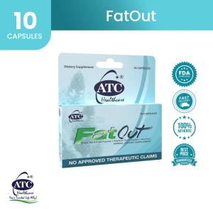 【FDA Approved】ATC Fat Out 30s Capsules Healthcare Original Authentic Dietary Supplement Official Shipment Weight Loss Fat Buring Health Slimming Improve Metabolism Digestion Natural Health Detoxification Antioxidation