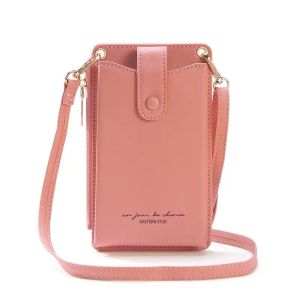CJY BAGS#8028 Womens Cute Mini Cell Phone Purse Crossbody Bag for WomenS Lovely Colors Leather Good to Carry for Daily Use Bag