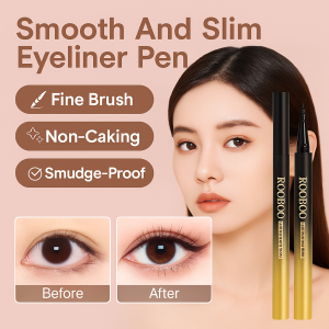 Womens Fine Long Lasting Waterproof Fine Eyeliner Smooth Thin Eyeliner Pencil Liquid Pen Eyeliner Natural Makeup