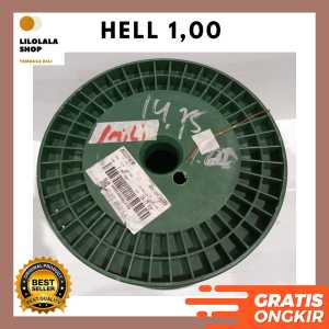 KAWAT TEMBAGA EMAIL 100 HELLENIC 100 1.00 mm GULUNG DINAMO TRAFO TAMIYA GENERATOR SPULL (per ONS)
