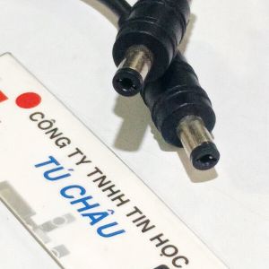 Dây nối nguồn DC đầu 5.5mm x 2.1mm (Đực) dài 15Cm / Giá bán 2 Cặp (4 Sợi)