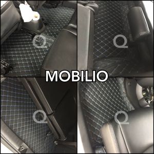(ประกัน2ปี+แถม3) พรม6D MOBILIO รุ่นหนา XPE 2ชั้น ของแท้ ตรงรุ่น เข้ารูป ติดตั้งง่าย - พรมรถยนต์ โมบิลิโอ QUARK