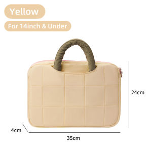 [🇲🇾Stock]🚀DANYCASE Large Capacity Square Laptop Bag For 14 to 16 inch Macbook Air Pro Dell HP Lenovo Asus HP Dell Notebook iPad Samsung Xiaomi Laptop Handbag Waterproof Bag with Protable Handheld Strap