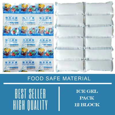 Ice Gel Pack / Thermafreeze / Lembaran Pengganti Dry Ice Isi 12 Besar