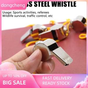 dongcheng Referee Whistle Metal Whistle Stainless Steel Whistle Whistle Equipment With Hanging Rope