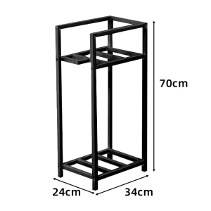 SuperValue Multi-Tier Water Container Rack Water Gallon Rack Furniture Water Tank Holder with Extra Tier for Cups