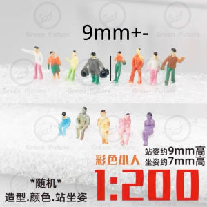 模型假人 1: 200 to 1:25 Scale human Model Diorama People Figure Miniature Painted Plastic Human Architectural Building Model