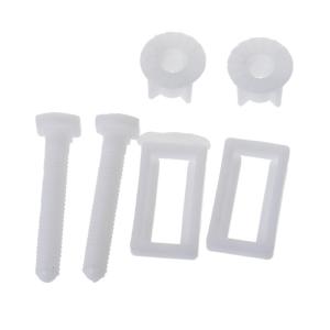 1 Pair Toilet Lid Screws Toilet Seat Plastic Screws Universal Rubber Expansion Seat Cover Screws for Toilet Parts