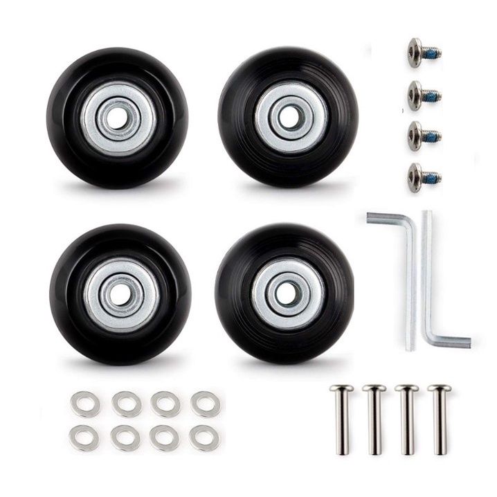 Malaysia Stock Ready Stock 4 Pcs Luggage Wheels Penggantian Roda Bagasi