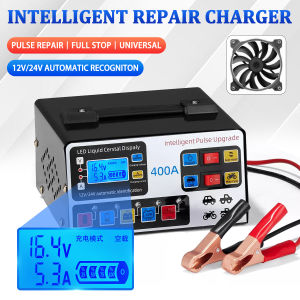 Car And Motorcycle Battery Charger 12v 24V Fully Automatic 500A Intelligent Pulse Maintenance [Best Choice]