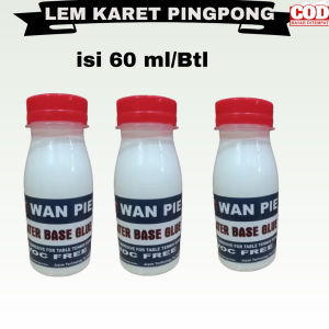 (Murah) Wan pieLem Karet Bet Bat bed Pingpong water base Lem Tenis Meja WBG lem 30 ml 60 ml 120 ml  lem ping pong240 ml   super power Lem bed lem Blade lem cair lem karet buterplay lem Speed glue Lem bet pingpong original isi 50ml