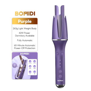 BOMIDI Automatic Hair Curler Ceramic Curler Diameter 32mm Ceramic Curling Machine With 4 Temperature 110-220V 自动卷发棒