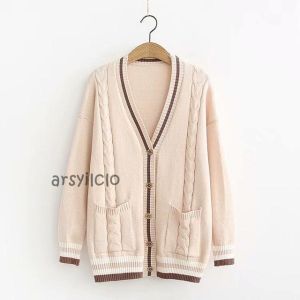 Quenna Cardy / Rajut Wanita / Cardy Rajut / Cardigan Rajut / Kardigan / Cardy / Luaran Wanita / Outer Wanita / Outer Cardigan