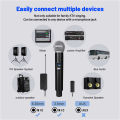 Koorfly SM58 UX01/UX02 UHF Wireless Microphone With 5V Charging Rechargeable Battery Plug and Play 6.5MM 50M Receiver. 