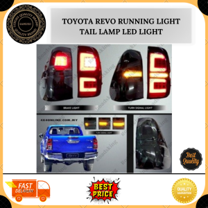[ 2 PCS ] TOYOTA REVO RUNNING LIGHT TAIL LAMP LED LIGHT 2016 - 2019 HIGH QUANLITY