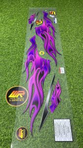 STRIPING MIO API TANPA NAMA NEW ALL MIO SPORTY DAN SMILE TRANSPARAN UV SIMPEL POLET STICKER BENING UV