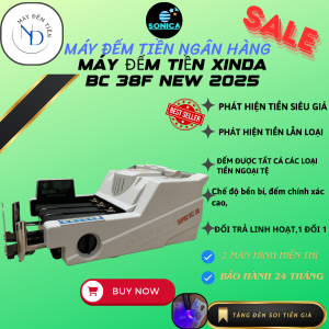 Máy đếm tiền xinda bc 38f phát hiện tiền giả siêu chuẩn siêu bền giá rẻ ngân hàng hay sử dụng new 2023