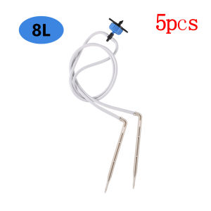 5 cái cong mũi tên Dripper Kit 2/4 cách 2L/4L/8L liên tục supercharge Dripper 3/5 mét Hose Bonsai tưới cây tự động hệ thống