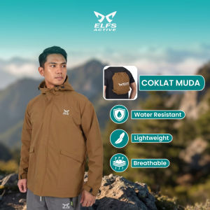 Elfs Active Quick Fold Summit Jacket Water Resist Jaket Gunung Pria Hiking