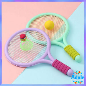 2 in1 Tennis Badminton Racket Set 1 Tennis Balls with 1 Badminton Shuttlecock Kids Badminton Rackets Sport Soft Tennis Toys