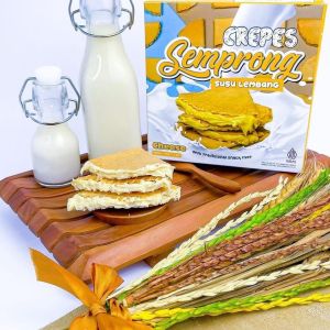 Kue Crepes Semprong Susu Lembang (isi 12 pcs) - Duo Bocil Snack