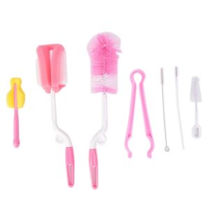 Dovana Set Pembersih Botol Susu Bayi 7in1 Sponge Sikat Botol Susu Dot Anak Bottle Brush Cleaner