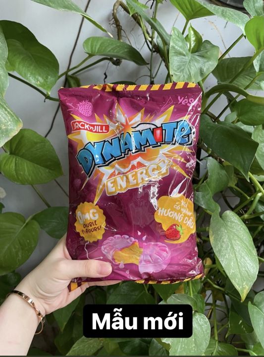 Kẹo tăng lực Dynamite Energy Có Nhân Trái Cây Hương Dâu (Gói 330g ...