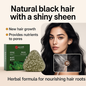 Polygonum Hair Growth Soap Shampoo Anti Hair Loss Darkening Shampoo Bar Promote Hair Growth Enhance Hair Roots