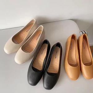 [Free Shipping] New Summer Solid Color Open-Toe Sandals For Women Casual Fashion Daily Low-Heel WomenS Sandals