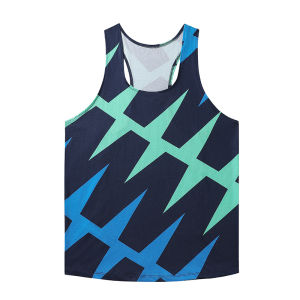 Áo singlet chạy bộ họa tiết xương cá RSXC02