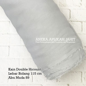 1 METER KAIN DOUBLE HYCOUN / POLLYCOTTON / POLYCOTTON / HICOUNT / KAIN HYCOUNT - jahit