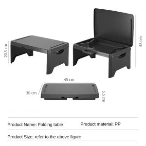 Mini Desk Study Table with Storage Box Foldable Laptop Bed Table Portable Lazy Desk For Kids Read Write Desk School Dormitory Bedside Table Space Saver