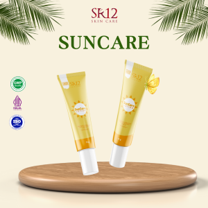 Suncare Lotion SR12 Krim Pelindung Wajah dari Sinar Matahari