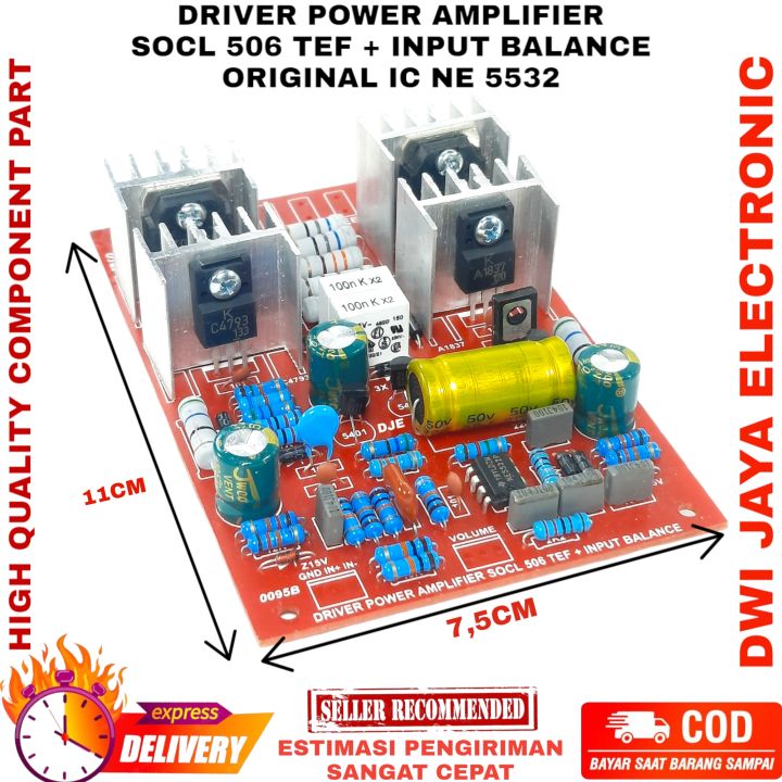 Kit SOCL 506 TEF inbal driver power amplifier socl 506 tef plus input