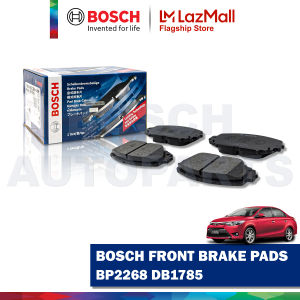 Bosch Front Brake Pads for Toyota Vios Gas 2007 to 2013