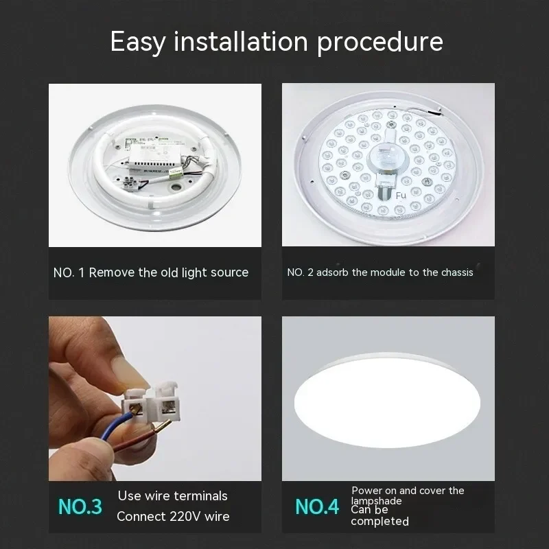 led ceiling light replacment magnetic circular square led lights