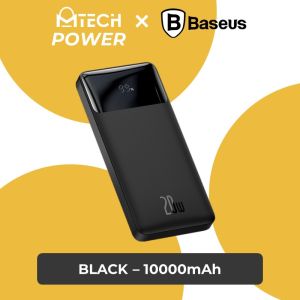 BASEUS Bipow 20W 15W PD & QC3.0 Power Bank 2-Way Quick Fast Charge 10000mah 20000mAh 30000mAh phone charger PowerBank 10000 20000 30000  mAh Compatible with iP Huawei Samsung Android
