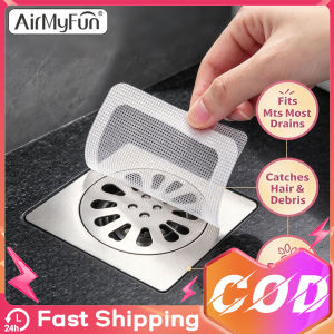 Disposable Drain Hair Catcher Sticker Adhesive Fine Mesh Drain Filter Catches Hair Debris Prevents Clog for Bathroom Shower Floor Drain，easy to peel off，keep drain clean，clog protection