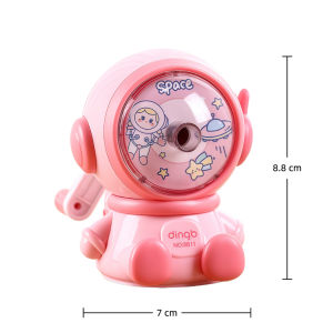 [HY] Astronaut Sharpener Pencil Anti-Slip Adjustable 8mm Student Stationery Office 铅削笔器 Pengasah Pensil Pensel