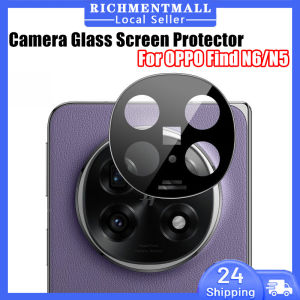 【🔥SG🔥】RICHMENTMALL 3D Full Cover Black Edeg Camera Lens Protector for OPPO Find N6 N5 Tempered Glass Film for OPPO Find N6 N5 Phone Screen