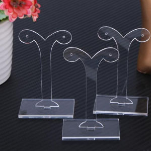 [fenggongshuode] Acrylic Stud Dangle Earrings Display Rack Stand Jewelry Hanger Organize Holder
