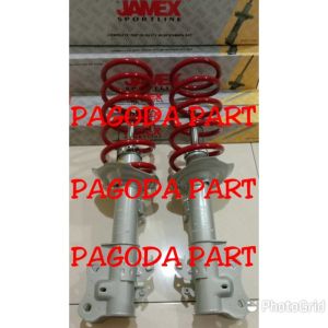 PAKET SHOCK BREAKER + PER KEONG JAMEX EMPUK ALL NEW RUSH 2018-ON DEPAN