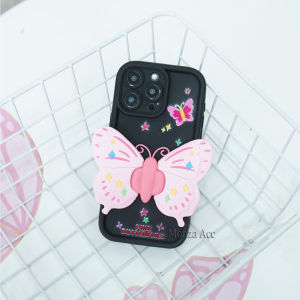 (3D11) Case Hp New 3D Butterfly For Realme C11 C12 C13 C35 C31 C33 C20 C30 C21Y C3 C17 5 5i 6 7 7i