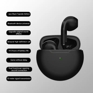 Pro6 Headset Wireless Bluetooth Earbuds Original high quality Noise Reduction Sport Game Earpnone Mini Speaker With Mic Waterproof Earbuds