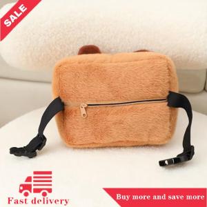 [COD] Car Headrest Neck Pillow Capybara Plush Shoulder Protection Cute Tissue Box Kawaii Car Decoration Of Car Supplies Plushie Gift