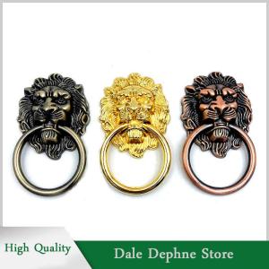 [Dale Dephne] Núm và kéo tay nắm đầu sư tử bằng đồng cổ mới cho tủ quần áo tay nắm cửa Tủ Ngăn Kéo tay nắm cửa