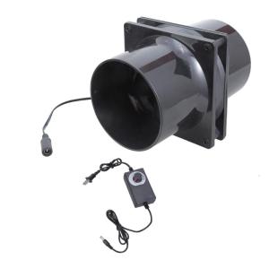 High Torques 2500RPM Exhaust Fan Blower Including Power Adapter For Plant Tents Electronics Cooling Humidity Control