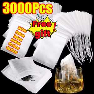 [Wholesale] 300PCS Tea Bags with String Empty Coffee Filter Pouch Bag Herb Coffee Drip Bag For Herbal Medicine Home Tea Tools