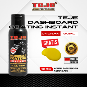TEJE Penghitam Body Dashboard Coating Motor Mobil 90 ML